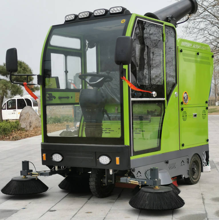 镇江道路清洁广泛应用电动环卫清扫车
